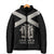 Personalized Jamaica Padded Jacket Coat Of Arms With Rastafarian Lion Silver Color - Wonder Print Shop