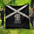 Jamaica Quilt Coat Of Arms With Rastafarian Lion Silver Color - Wonder Print Shop