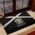 Jamaica Rubber Doormat Coat Of Arms With Rastafarian Lion Silver Color - Wonder Print Shop