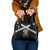 Jamaica Shoulder Handbag Coat Of Arms With Rastafarian Lion Silver Color - Wonder Print Shop