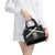 Jamaica Shoulder Handbag Coat Of Arms With Rastafarian Lion Silver Color - Wonder Print Shop