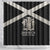 Jamaica Shower Curtain Coat Of Arms With Rastafarian Lion Silver Color - Wonder Print Shop