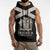 Personalized Jamaica Sleeveless Hoodie Coat Of Arms With Rastafarian Lion Silver Color - Wonder Print Shop