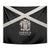 Jamaica Tapestry Coat Of Arms With Rastafarian Lion Silver Color - Wonder Print Shop