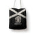 Jamaica Tote Bag Coat Of Arms With Rastafarian Lion Silver Color - Wonder Print Shop