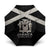 Jamaica Umbrella Coat Of Arms With Rastafarian Lion Silver Color - Wonder Print Shop