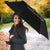 Jamaica Umbrella Coat Of Arms With Rastafarian Lion Silver Color - Wonder Print Shop