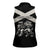 Personalized Jamaica Women Sleeveless Polo Shirt Coat Of Arms With Rastafarian Lion Silver Color - Wonder Print Shop