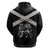 Personalized Jamaica Zip Hoodie Coat Of Arms With Rastafarian Lion Silver Color - Wonder Print Shop