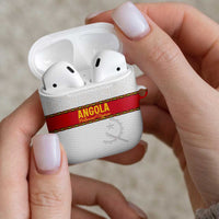 Angola Football AirPods Case Avante Palancas Negras - White - Wonder Print Shop