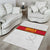 Angola Football Area Rug Avante Palancas Negras - White - Wonder Print Shop