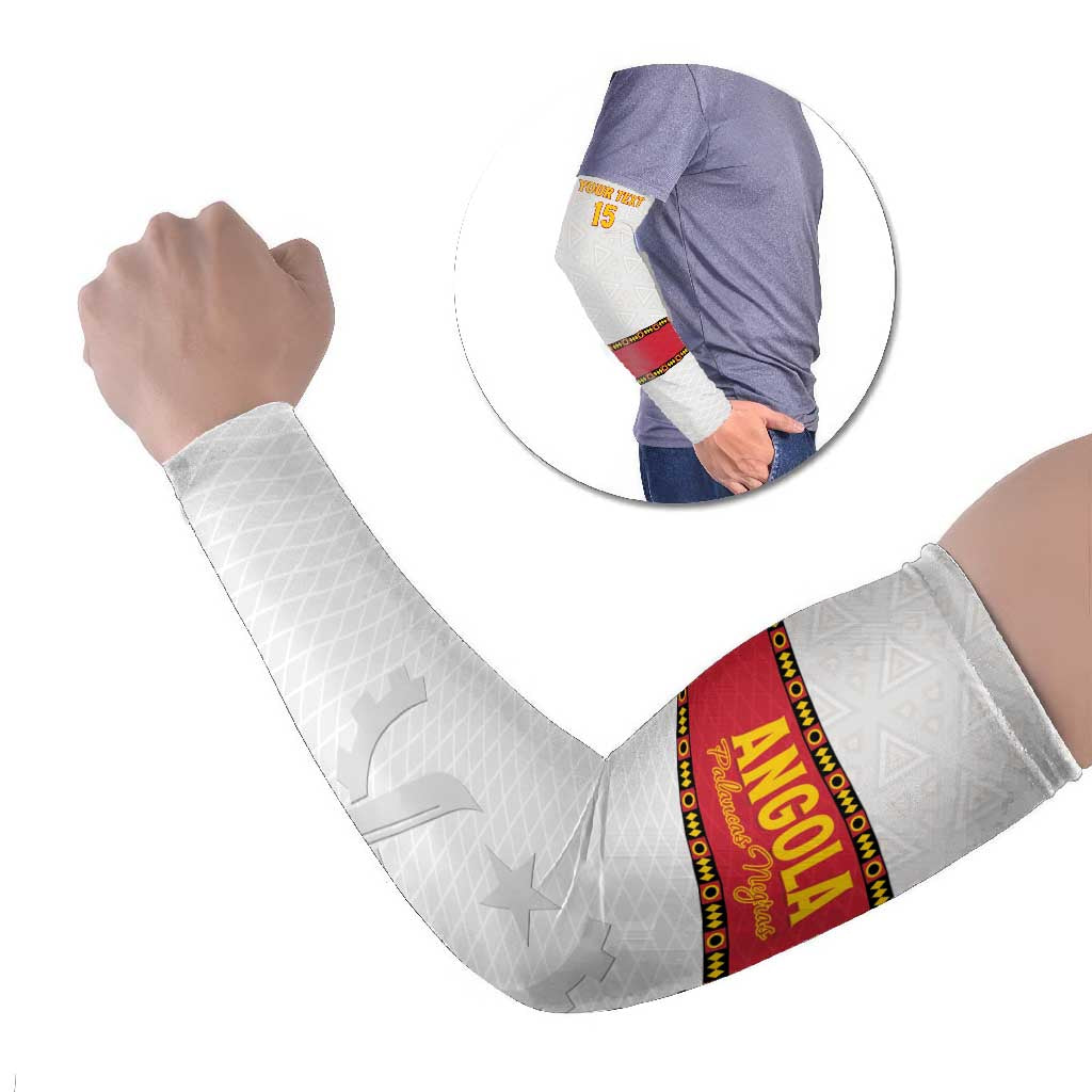 Angola Football Arm Sleeves Avante Palancas Negras - White - Wonder Print Shop