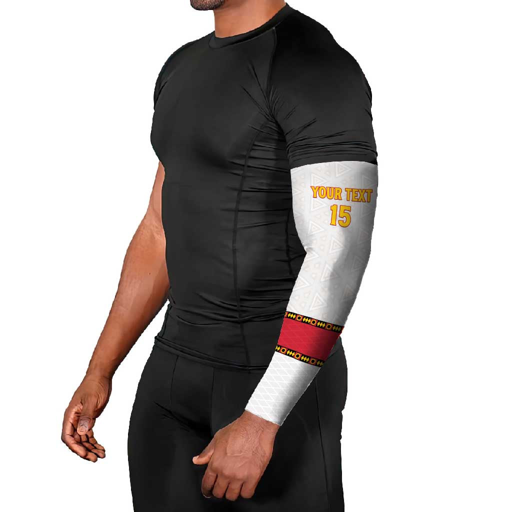 Angola Football Arm Sleeves Avante Palancas Negras - White - Wonder Print Shop