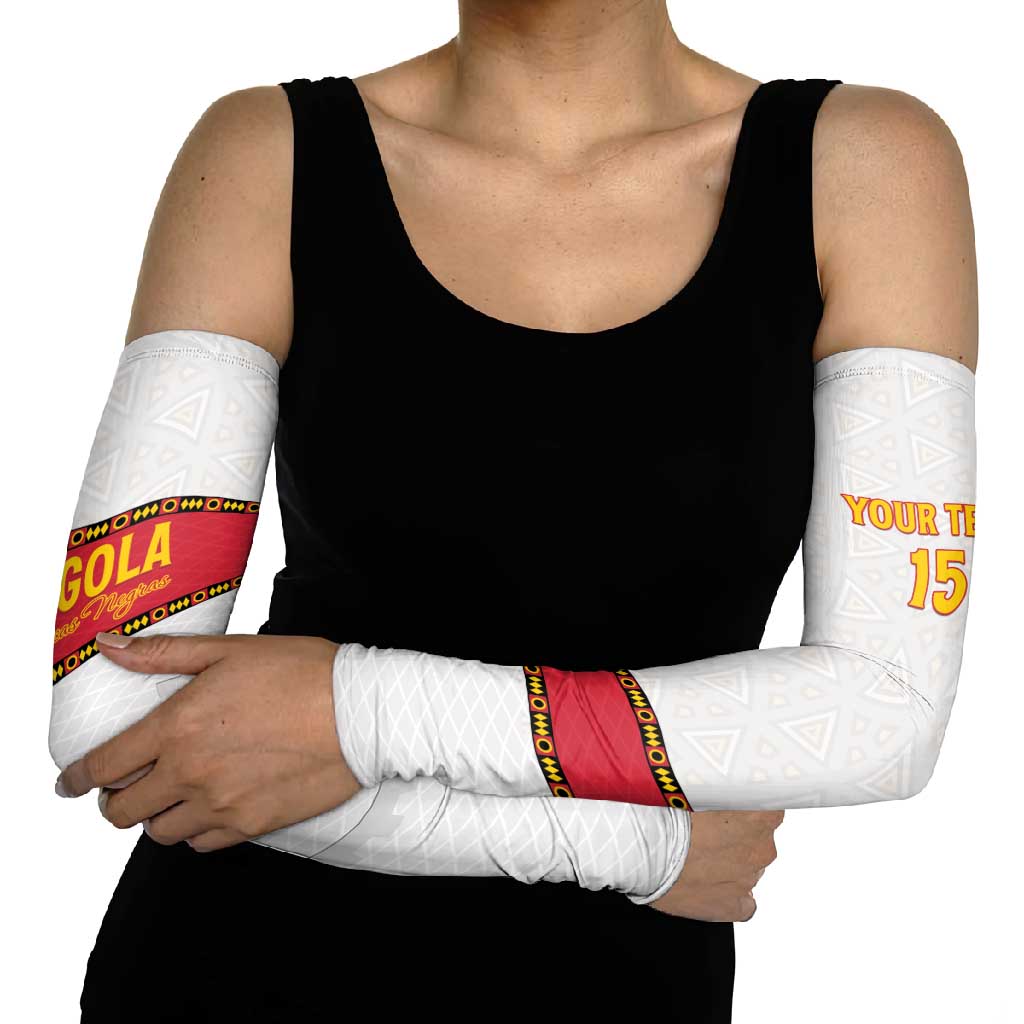 Angola Football Arm Sleeves Avante Palancas Negras - White - Wonder Print Shop