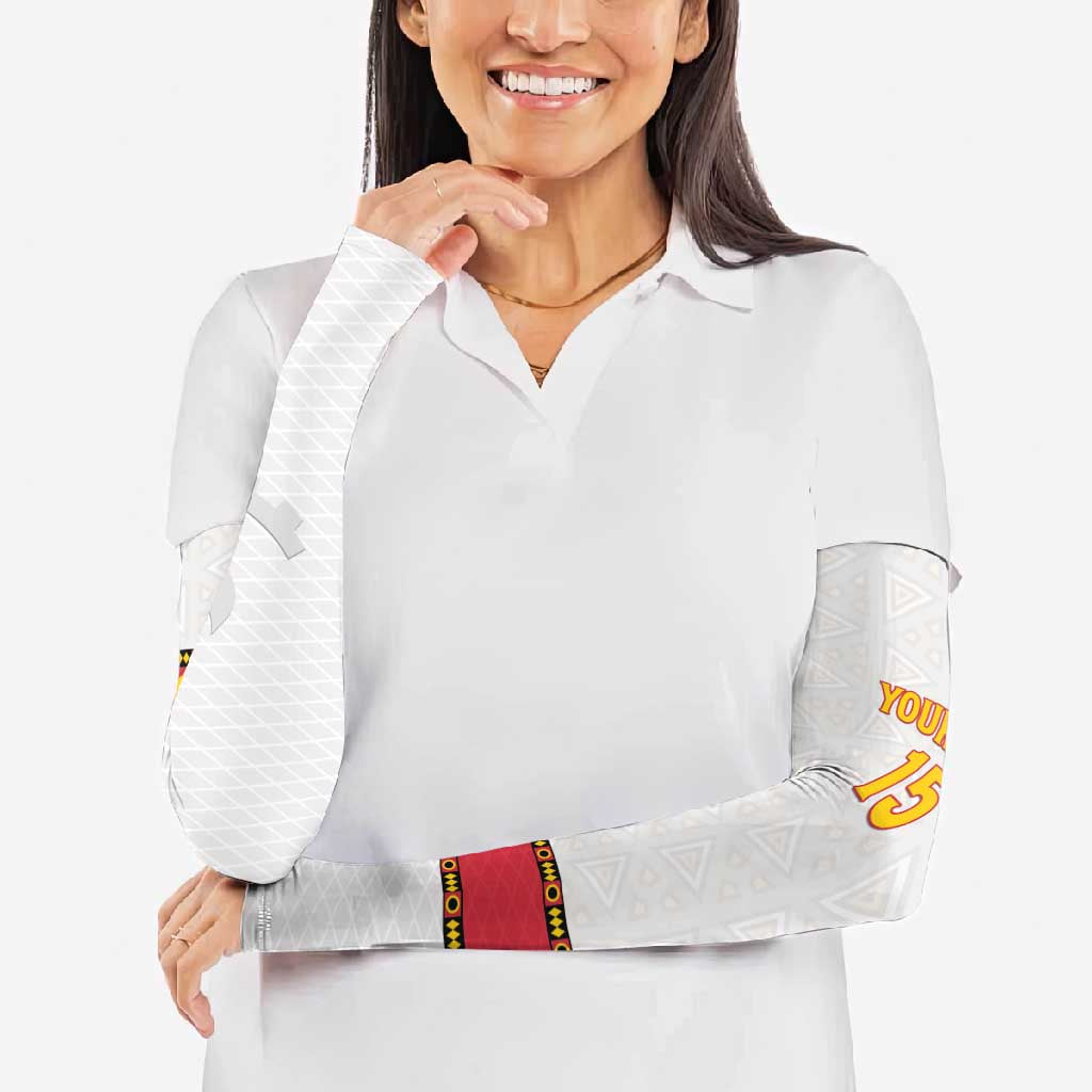 Angola Football Arm Sleeves Avante Palancas Negras - White - Wonder Print Shop