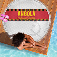 Angola Football Beach Blanket Avante Palancas Negras - White - Wonder Print Shop