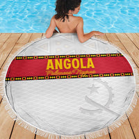 Angola Football Beach Blanket Avante Palancas Negras - White - Wonder Print Shop