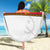 Angola Football Beach Blanket Avante Palancas Negras - White - Wonder Print Shop