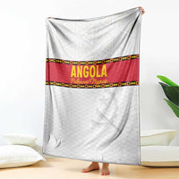 Angola Football Blanket Avante Palancas Negras - White - Wonder Print Shop