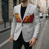 Custom Angola Football Blazer Avante Palancas Negras - White - Wonder Print Shop