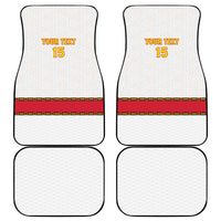 Angola Football Car Mats Avante Palancas Negras - White - Wonder Print Shop