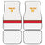 Angola Football Car Mats Avante Palancas Negras - White - Wonder Print Shop