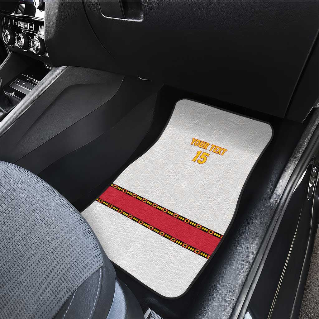 Angola Football Car Mats Avante Palancas Negras - White - Wonder Print Shop
