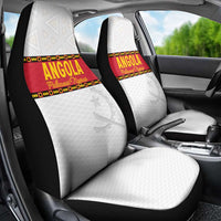 Angola Football Car Seat Cover Avante Palancas Negras - White - Wonder Print Shop