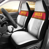 Angola Football Car Seat Cover Avante Palancas Negras - White - Wonder Print Shop