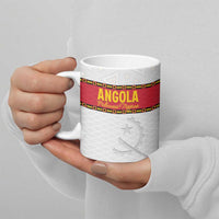 Custom Angola Football Ceramic Mug Avante Palancas Negras - White - Wonder Print Shop