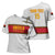 Custom Angola Football Cross Shoulder Shirt Avante Palancas Negras - White - Wonder Print Shop
