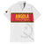 Custom Angola Football Family Matching Off The Shoulder Long Sleeve Dress and Hawaiian Shirt Avante Palancas Negras - White - Wonder Print Shop