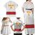 Custom Angola Football Family Matching Off Shoulder Maxi Dress and Hawaiian Shirt Avante Palancas Negras - White - Wonder Print Shop