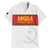 Custom Angola Football Family Matching Short Sleeve Bodycon Dress and Hawaiian Shirt Avante Palancas Negras - White - Wonder Print Shop