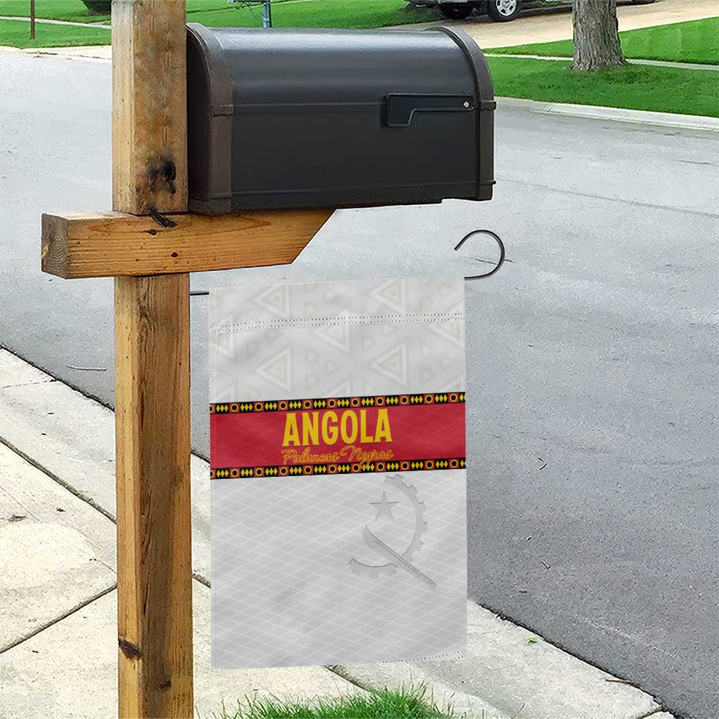 Angola Football Garden Flag Avante Palancas Negras - White - Wonder Print Shop
