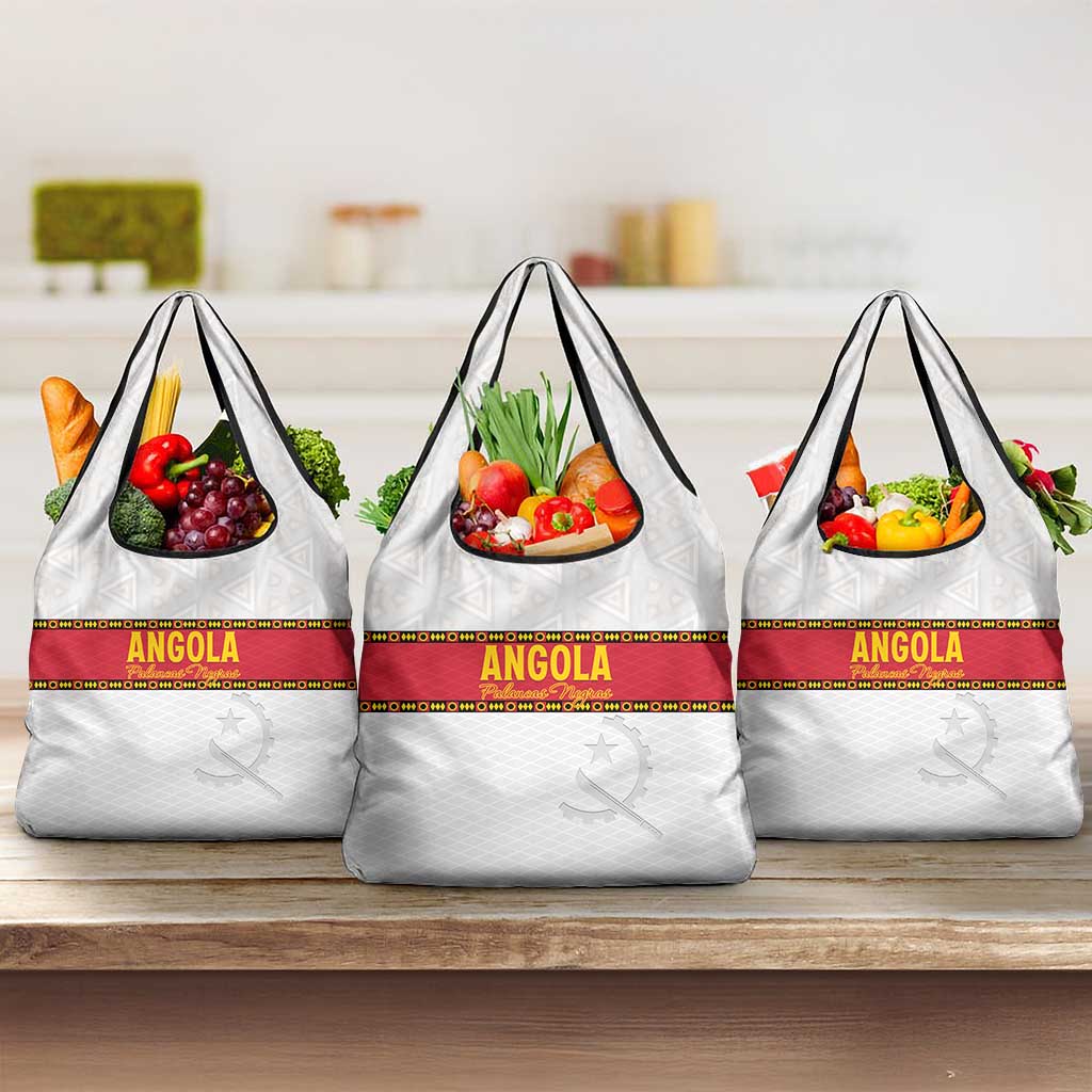 Angola Football Grocery Bag Avante Palancas Negras - White - Wonder Print Shop