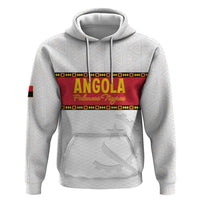 Custom Angola Football Hoodie Avante Palancas Negras - White - Wonder Print Shop