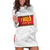 Custom Angola Football Hoodie Dress Avante Palancas Negras - White - Wonder Print Shop