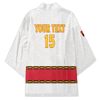 Custom Angola Football Kimono Avante Palancas Negras - White - Wonder Print Shop