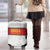 Angola Football Luggage Cover Avante Palancas Negras - White - Wonder Print Shop
