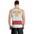 Custom Angola Football Men Tank Top Avante Palancas Negras - White - Wonder Print Shop