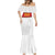 Custom Angola Football Mermaid Dress Avante Palancas Negras - White - Wonder Print Shop