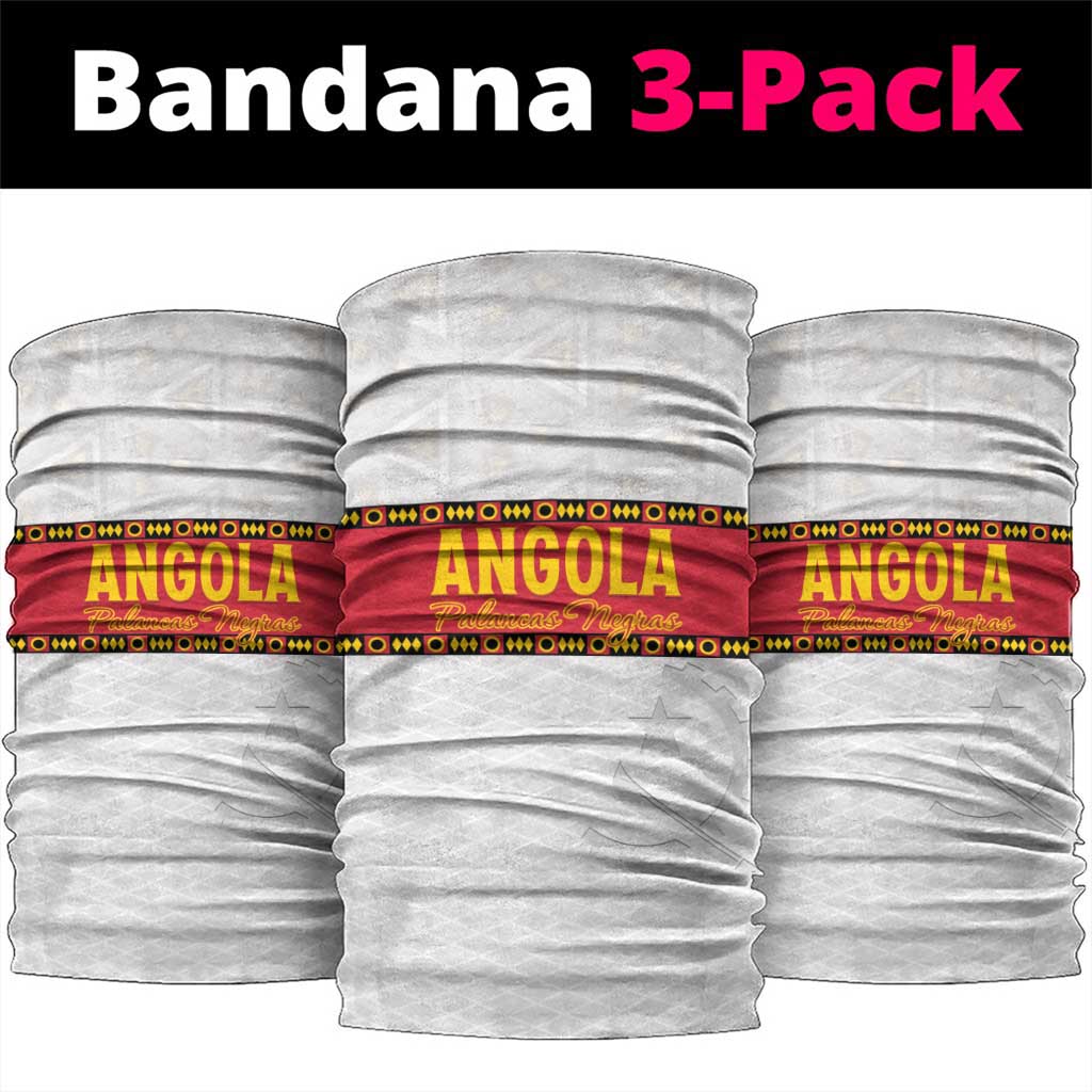 Angola Football Neck Gaiter Avante Palancas Negras - White LT15