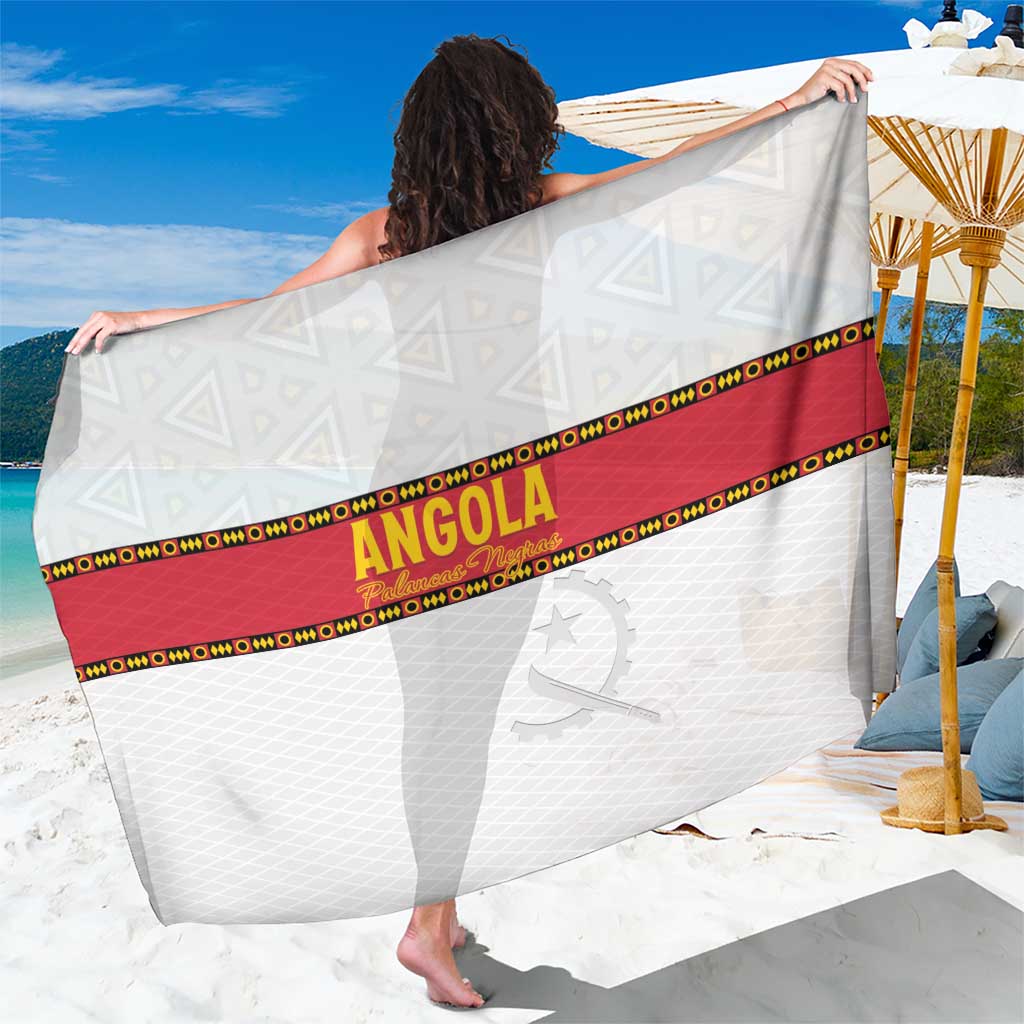 Angola Football Sarong Avante Palancas Negras - White - Wonder Print Shop