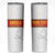 Custom Angola Football Skinny Tumbler Avante Palancas Negras - White - Wonder Print Shop