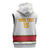Custom Angola Football Sleeveless Hoodie Avante Palancas Negras - White - Wonder Print Shop