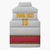 Custom Angola Football Sleeveless Puffer Jacket Avante Palancas Negras - White - Wonder Print Shop