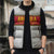 Custom Angola Football Sleeveless Puffer Jacket Avante Palancas Negras - White - Wonder Print Shop
