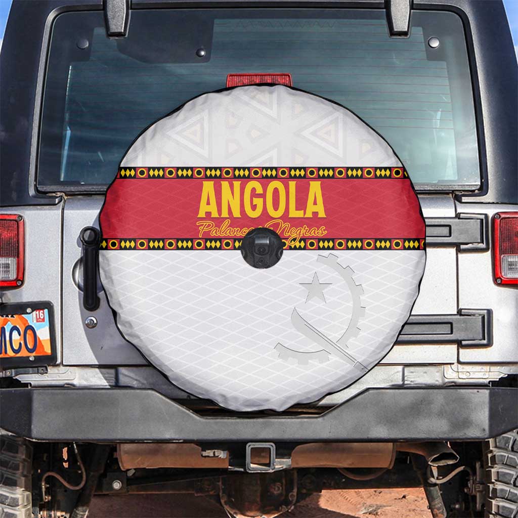 Angola Football Spare Tire Cover Avante Palancas Negras - White - Wonder Print Shop