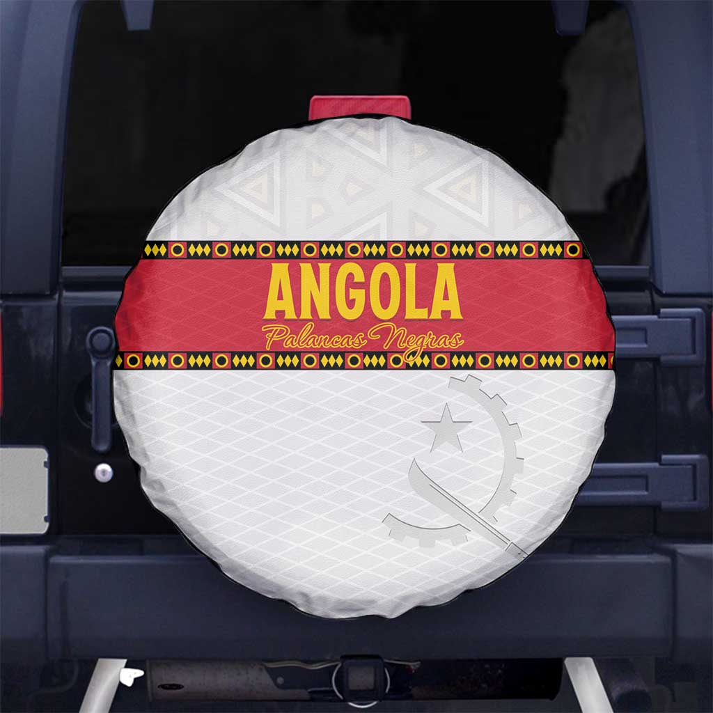 Angola Football Spare Tire Cover Avante Palancas Negras - White - Wonder Print Shop